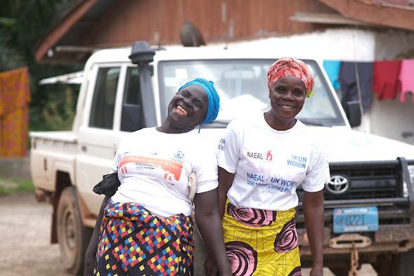 Women’s savings group supported by the UN World Food Programme in Liberia